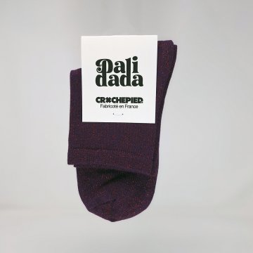 Dali Dada - Socquettes pailletées 100% françaises